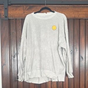 Aerie Light Gray Crewneck Sweater